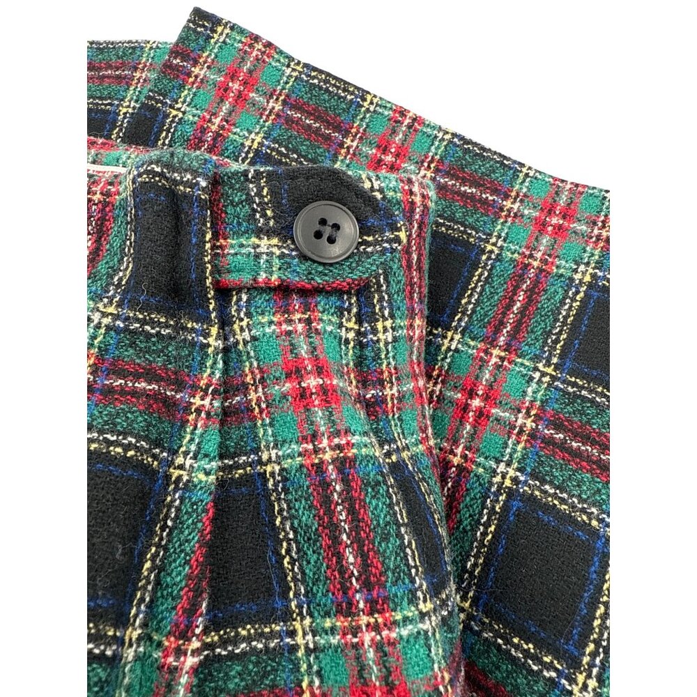 Pendleton Womens Black Stewart Tartan Wool Skirt Size 4 - Picture 5 of 7